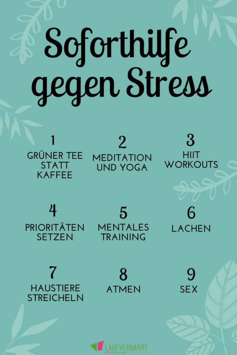 Soforthilfe Bei Stress 9 Tipps Die Garantiert Wirken Laufvernarrt