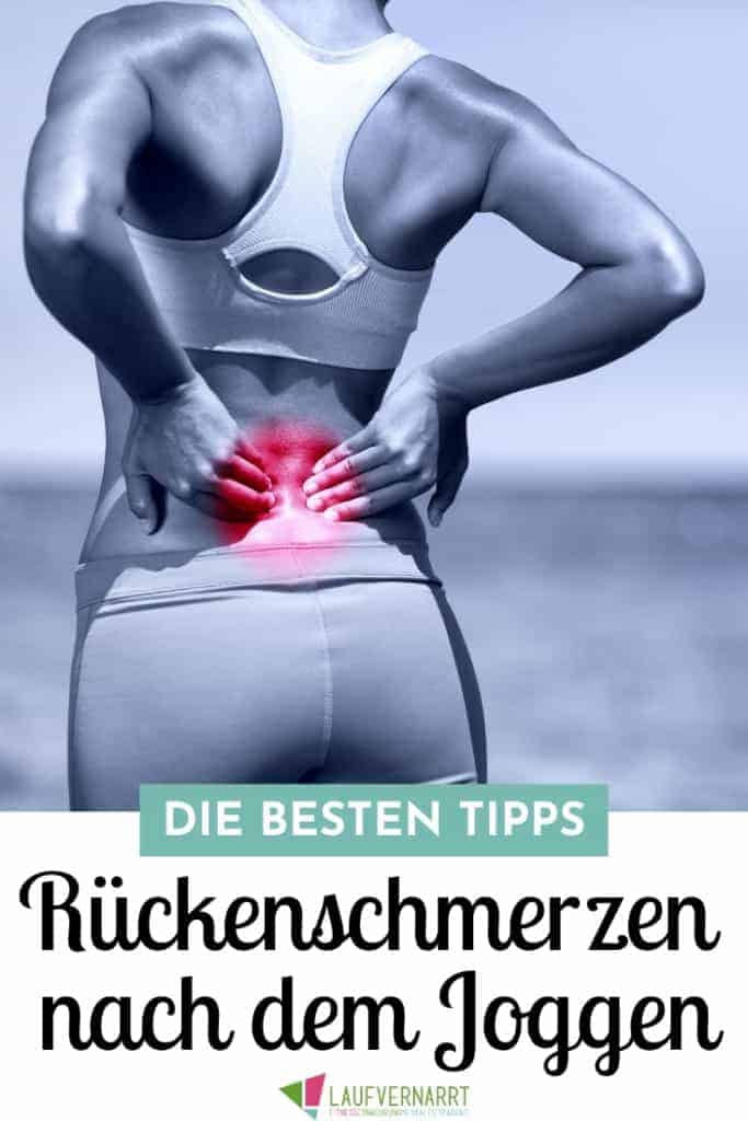 #Rückenschmerzen nach dem #Joggen sind schmerzhaft und unangenehm. Hier zeige ich dir die besten Tipps und #Übungen gegen Rückenschmerzen beim #Laufen! #Fitnessübungen