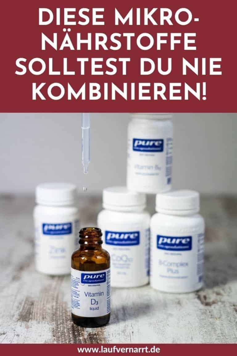 Mikronährstoffe Tabelle AZ Laufvernarrt