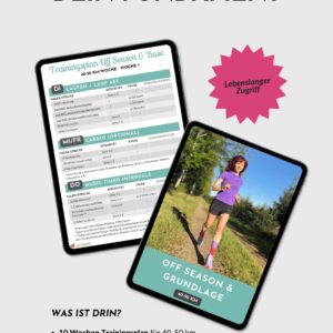Trainingsplan Off Season & Journal - 40-50km